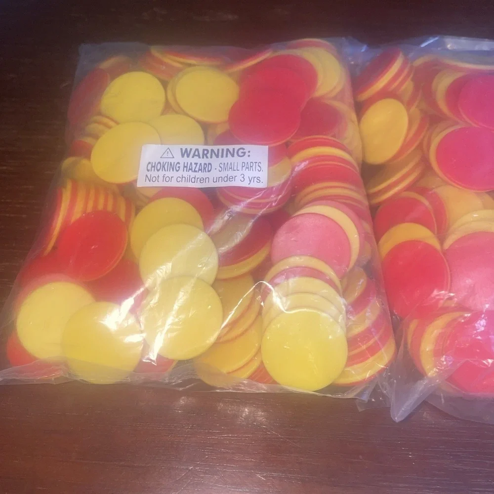 Bundle Two Packs Of Two Color Counters Pack Of 200 Each Math Homeschool Crafts